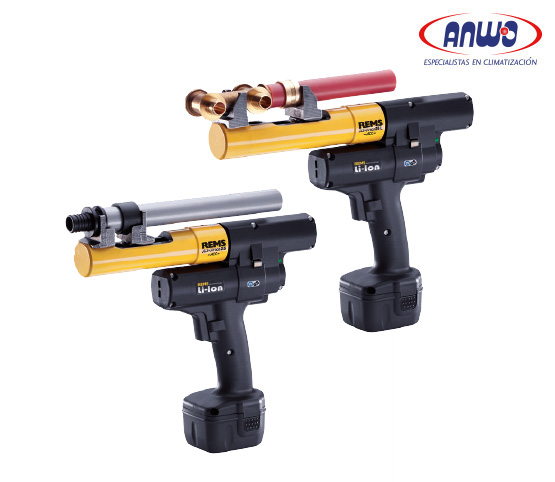 KIT PRENSA ELECTRICA REMS 25L 12-40 C/BATERÍA LI-ION+ACCESORIOS